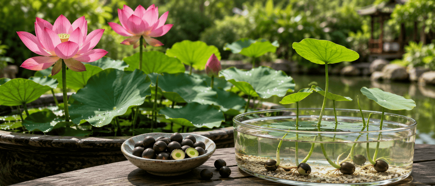 Lotus Seeds Growing Guide: How to Grow Lotus Seeds (Nelumbo nucifera)