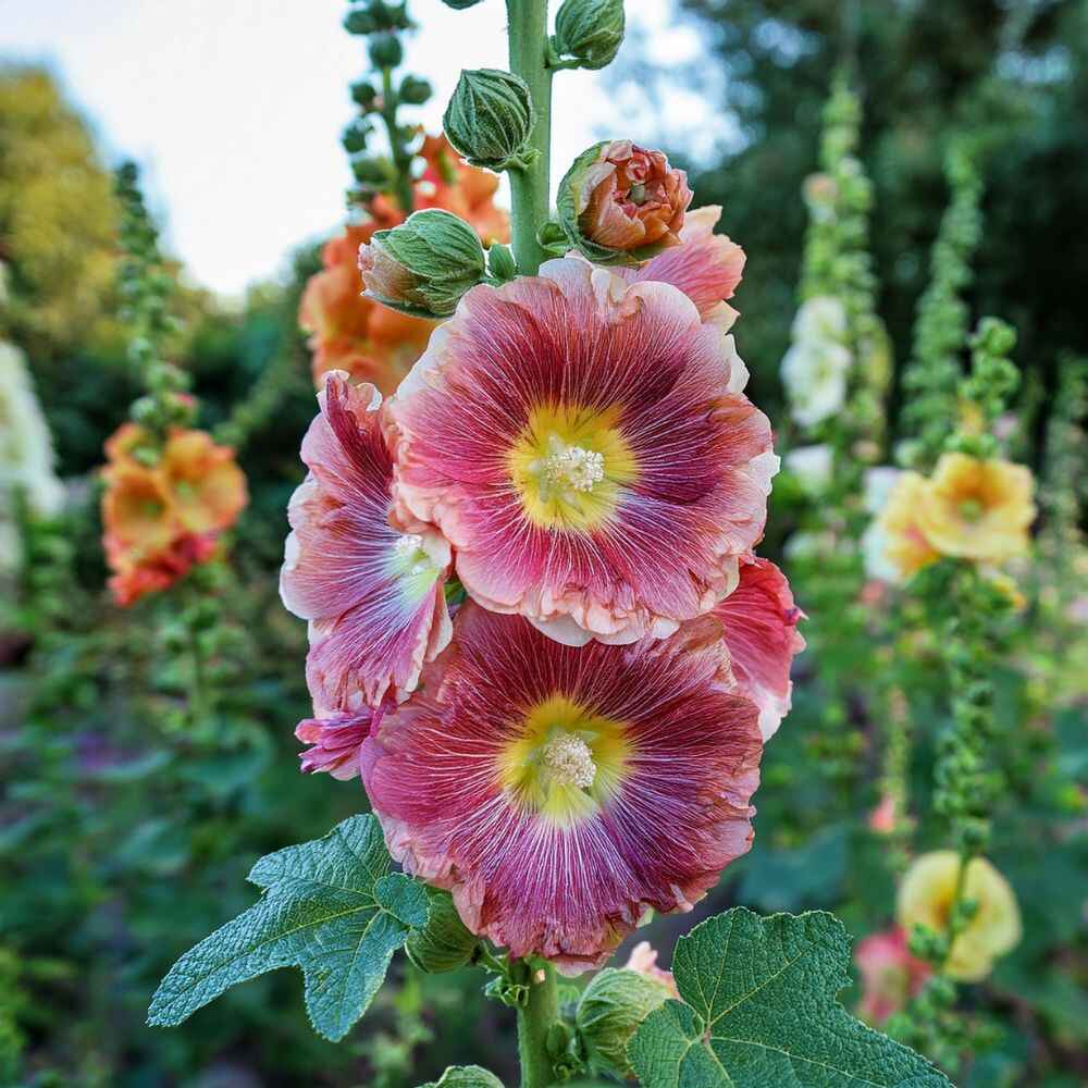 Hollyhock Seeds – Alcea rosea