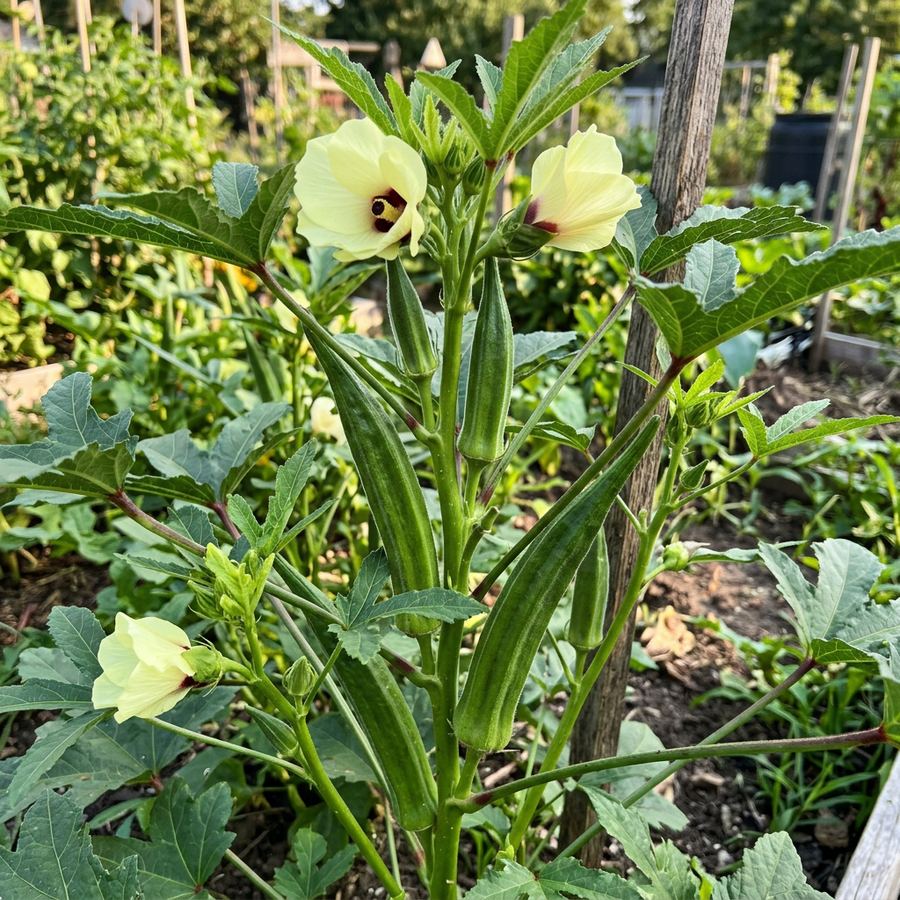 Okra Seeds – Abelmoschus esculentus